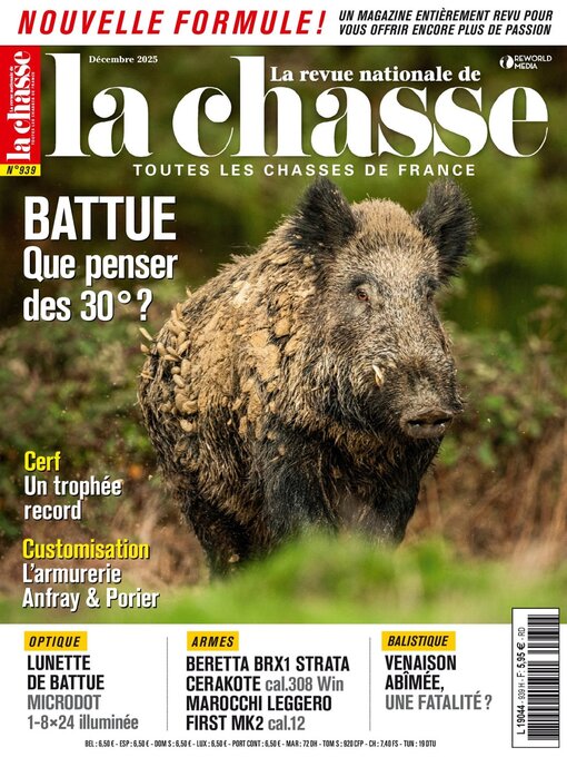 Title details for La Revue nationale de La chasse by Reworld Media Magazines - Available